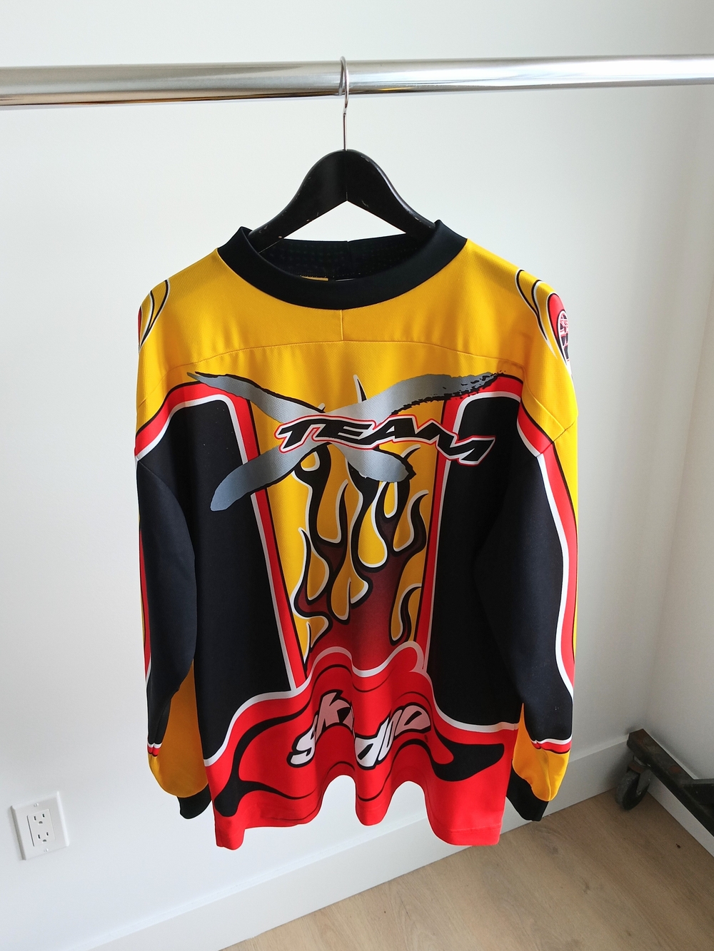 VTG Y2K Team Ski-Doo Mesh Racing Jersey L/S Graphic Sunburst XL